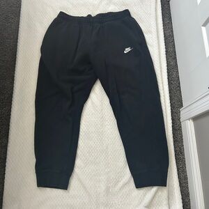 Nike Kids Dark Joggers with White Logo